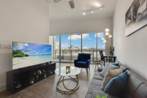 Sleek loft style 2BR I Gym I Parking I Workspace